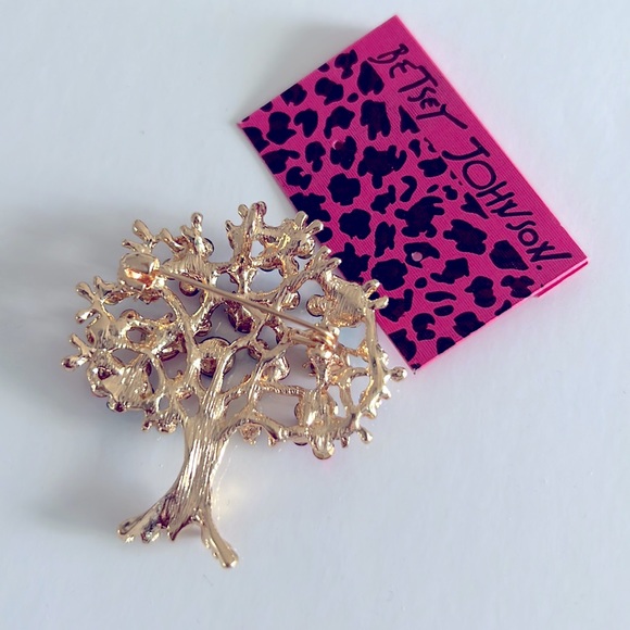 Betsey Johnson Style Multicolored Tree of Life Brooches Pin Broche Arbre de vie - Picture 7 of 8